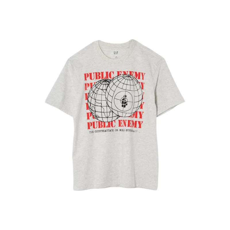 GAP Legendary Artist Series T-Shirts Unisex Gray-0