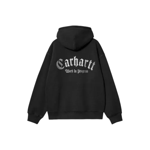 Carhartt WIP Logo Embroidered Drawstring Hoodie