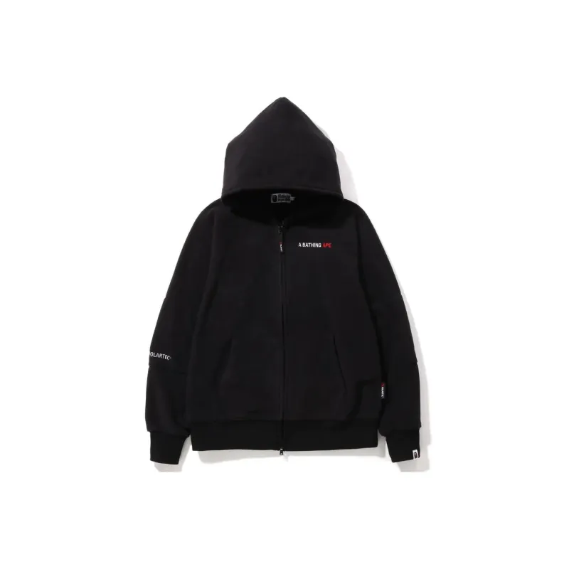 Bape Polartech Wide Fit Full Zip Hoodie-0