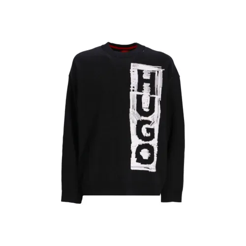 HUGO 블랙 남성 맨투맨