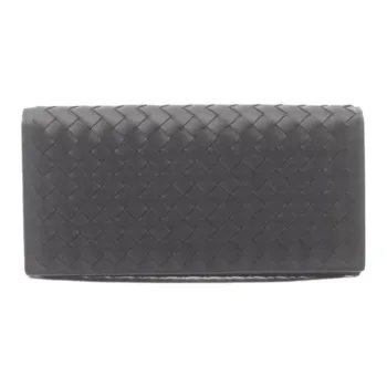 Bottega Veneta Leather Wallet Unisex Black