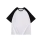 Black Sleeves White Body[Solid Color]