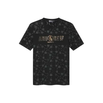ANDREW MACKENZIE T Shirt Men's Black