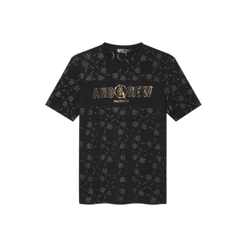 ANDREW MACKENZIE T Shirt Men's Black-0