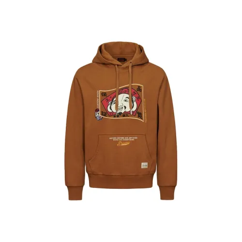 EVISU Sweatshirts Men Khaki