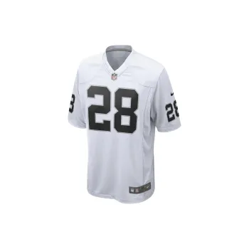 Nike NFL Oakland Raiders Football Away Game Jersey T Shirt Men's White