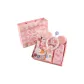 Straw Cup+Pearl Handbag+Pencil Case+Pencil Sharpener+Pencil+Headband+Hair Clip+Box