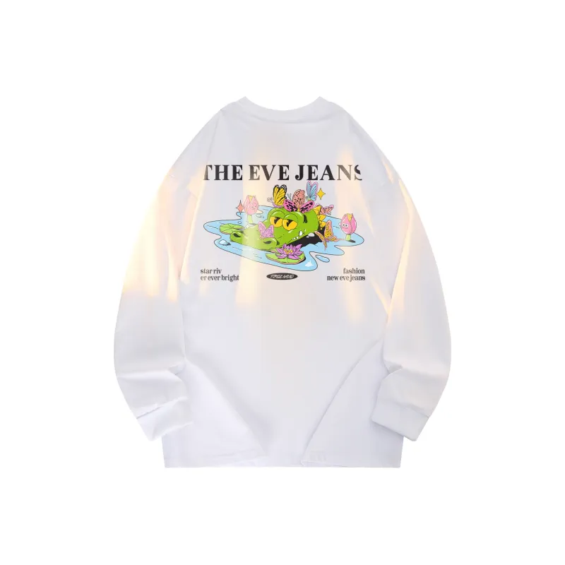 Yiwen Long Sleeved T Shirts Unisex-2