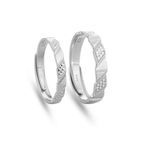 Lockstarfy S925 Silver Rings Unisex