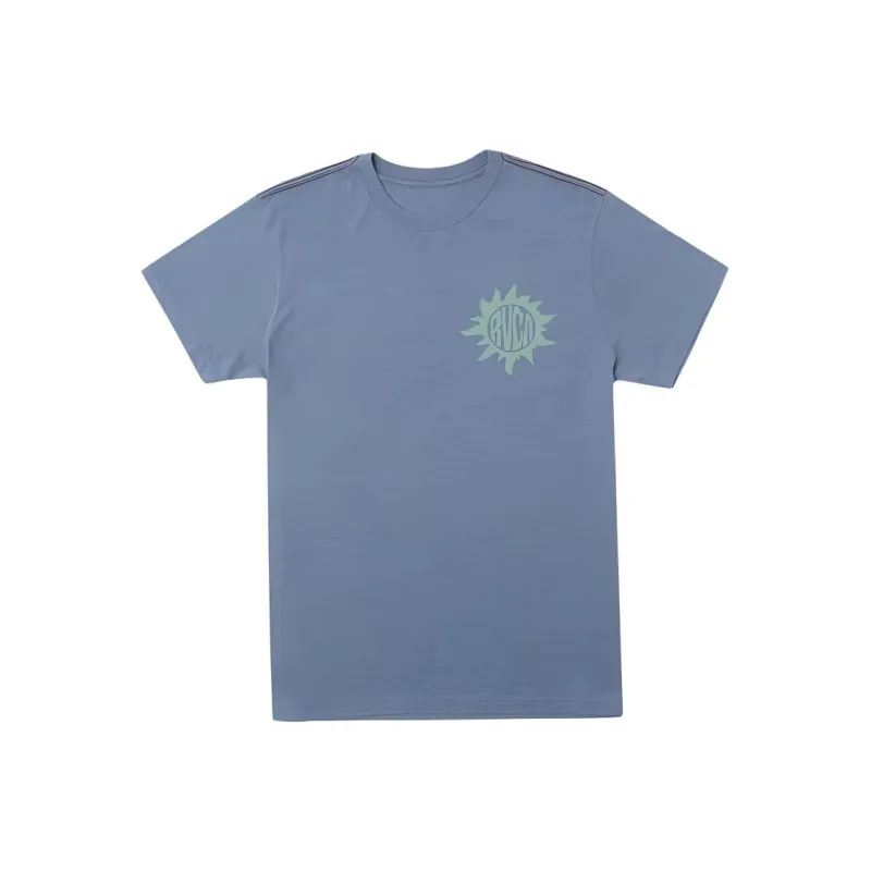 RVCA T-Shirt Men's Industrial Blue-0
