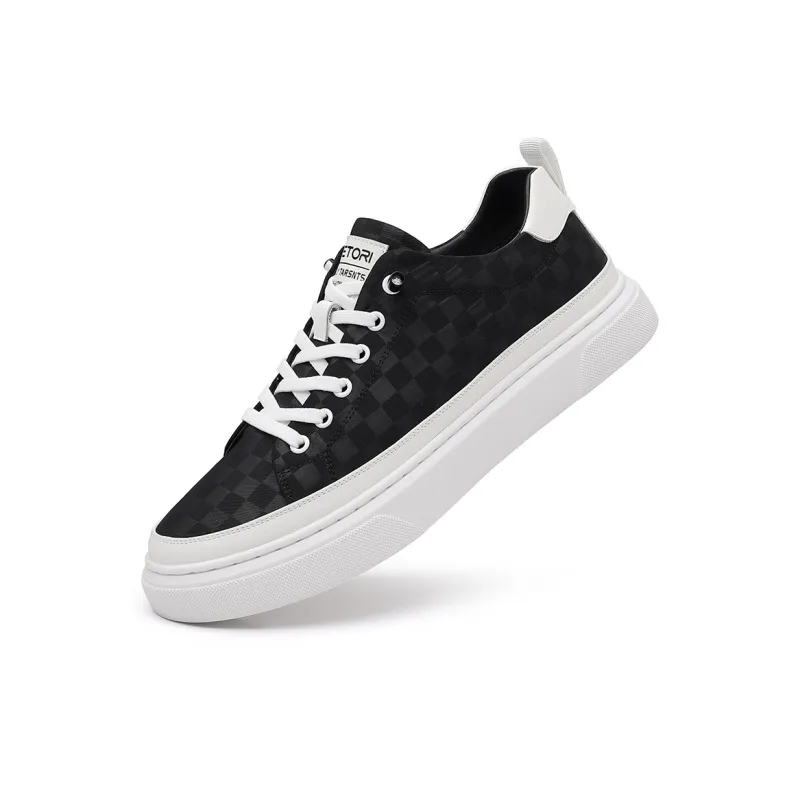 ENRICO COVERI Low Top Skateboard Shoes Men's Black-1