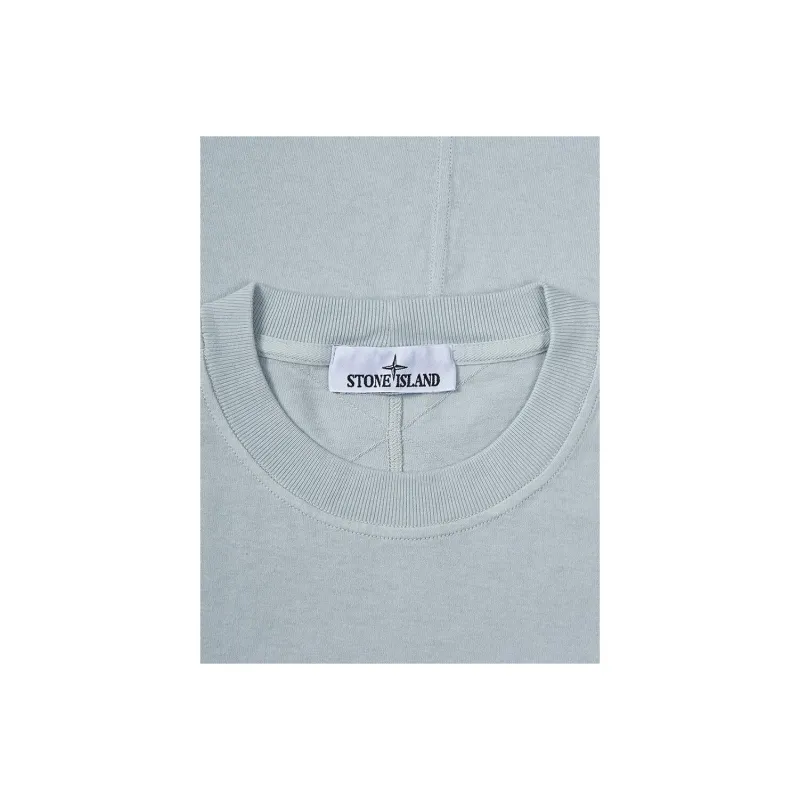 STONE ISLAND T Shirts Men Pearl Gray-4