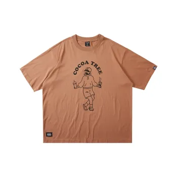 WAYNEXZAVIER T-Shirts Men Light Coffee