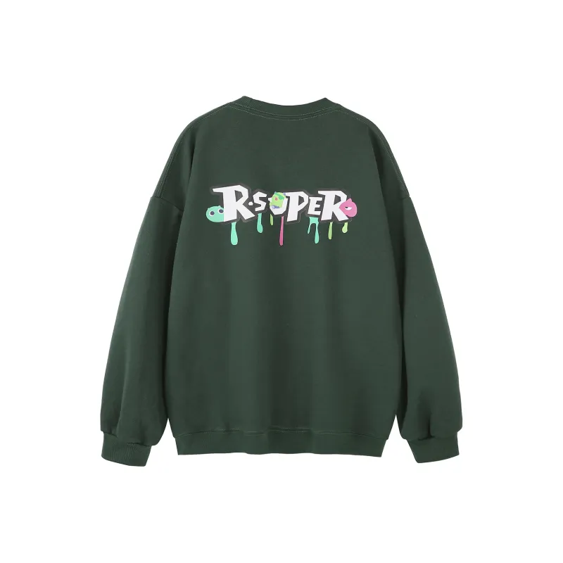 R.super X Monster Letter Co branded Series Sweatshirts Unisex-12