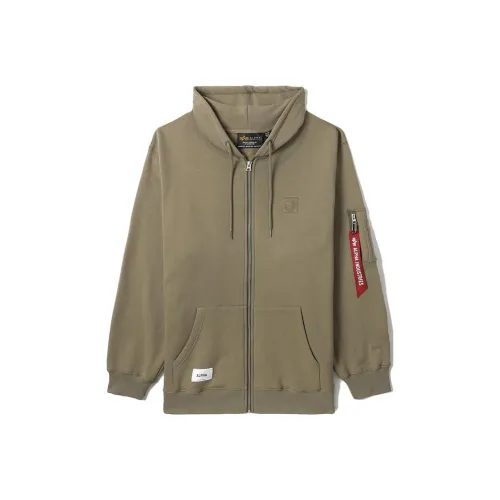 Alpha Industries Sweatshirts Unisex Brown