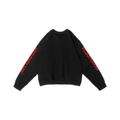 VESSY CLUB Crew Neck Pane Sweatshirt Men's