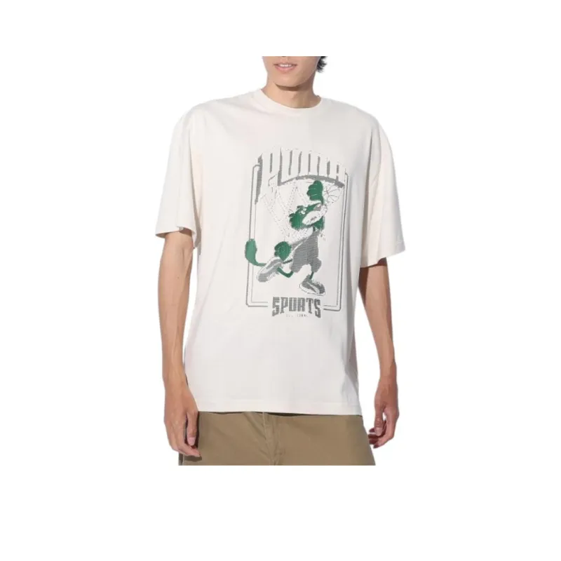 PUMA T Shirts Men Beige-0