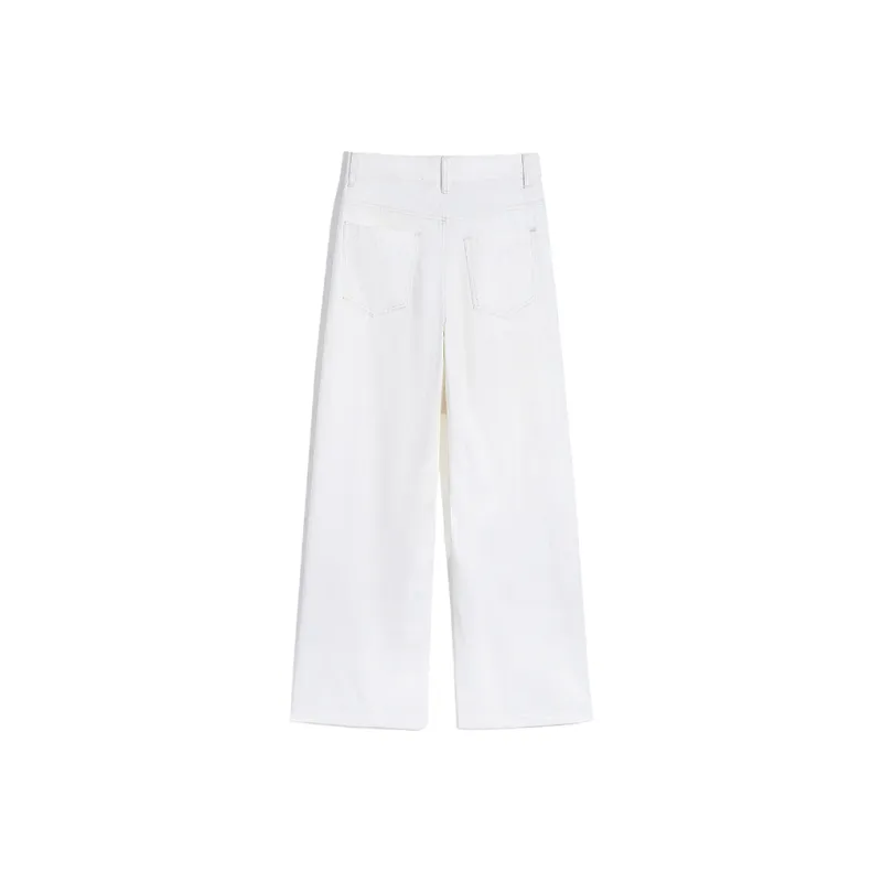 TESTUNG Jeans Unisex White Extended Style-1
