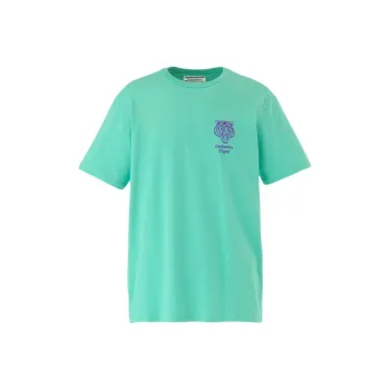 Onitsuka Tiger FW24 GRAPHIC TEE T Shirt Unisex Blue Green