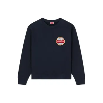 KENZO Travel Logo Patch Crewneck Sweatshirt