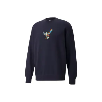 PUMA X RIPNDIP Graphic Sweatshirts Men Dark Blue
