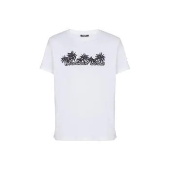 BALMAIN Signature Printed T Shirt