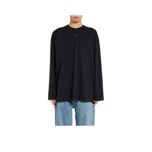 OFF WHITE Off Stamp Wide Long Sleeve Tee