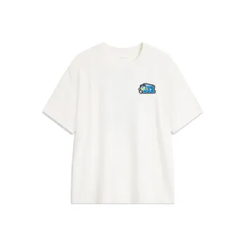 LiNing x DISHINIGUAISHOUDAXUELIANMING T Shirt Unisex Ivory