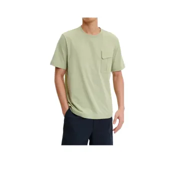 AIGLE SS24 DFT SILVADUR T-Shirt Men Turquoise Nouveau Green