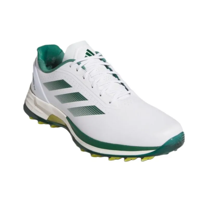 Adidas Adizero ZG Anti Slip Wear Resistant Low Top Golf Shoes Men's White Green-2