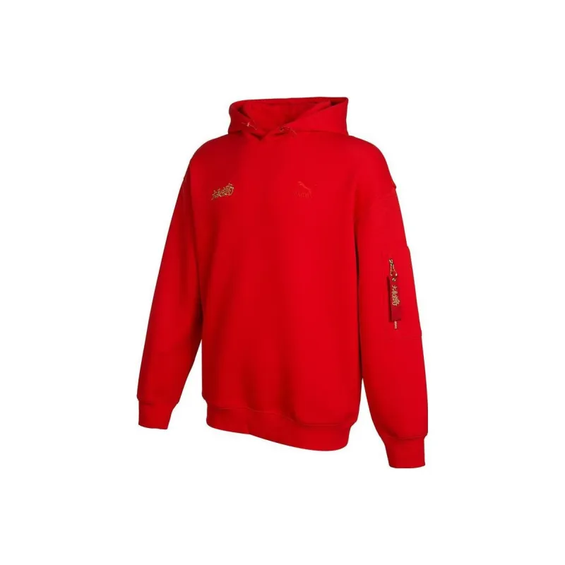 PUMA Sweatshirts Unisex Red-0