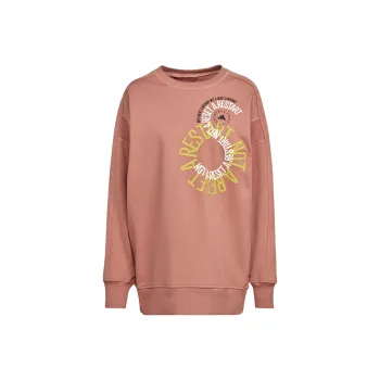 Stella Mccartney X Adidas Sweatshirts Unisex Red Brown
