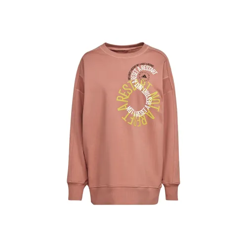 Stella Mccartney X Adidas Sweatshirts Unisex Red Brown