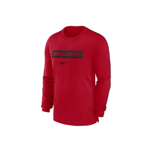 nike force Georgia Bulldogs Sideline Player Men's nike force Dri FIT College T Shirt