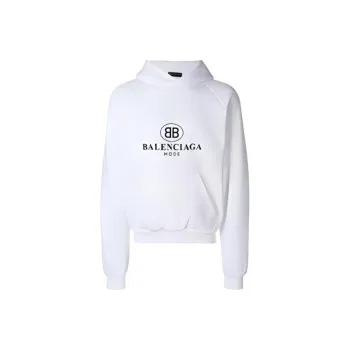 Balenciaga SS22 Sweatshirt Regular Fit Men's White