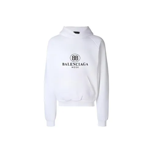 Balenciaga SS22 Sweatshirt Regular Fit Men's White