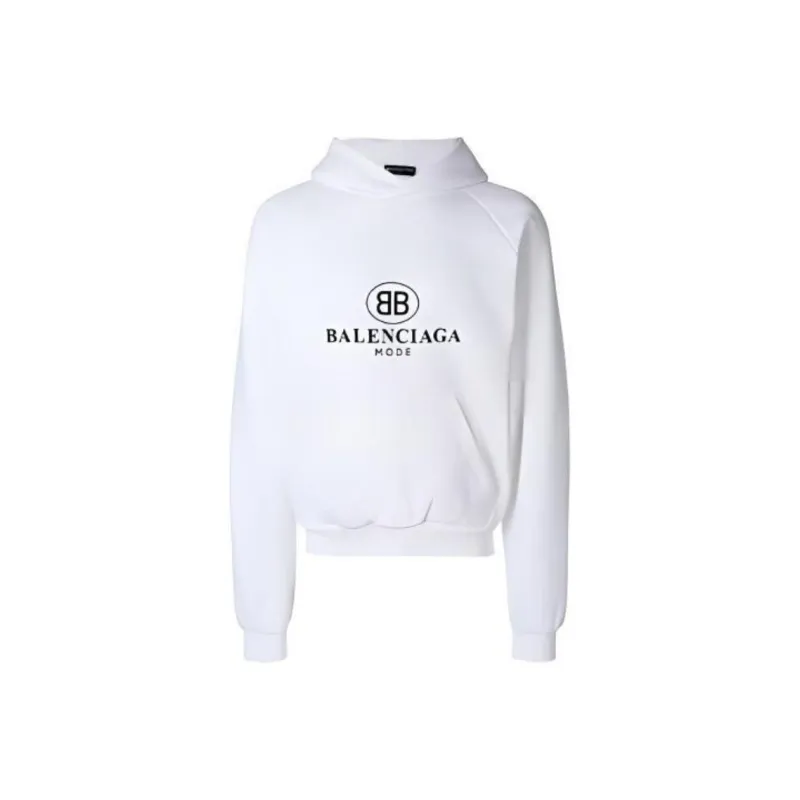 Balenciaga SS22 Sweatshirt Regular Fit Men's White-0