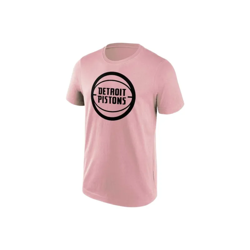 NBA Detroit Pistons Fanatics T-Shirt Men's Pink-0