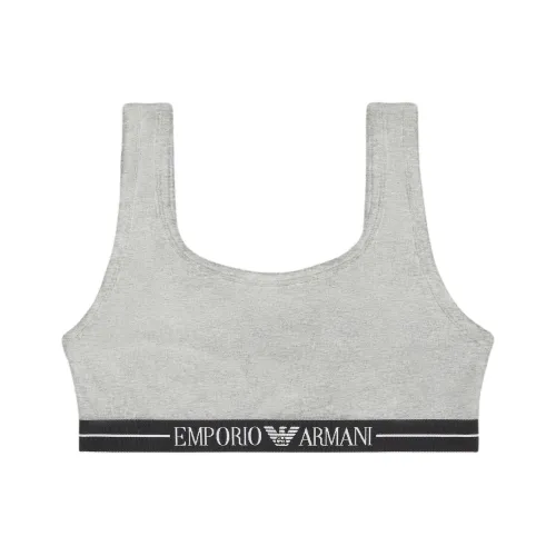 EMPORIO ARMANI Asv Organic cotton Bralette With Logo Underband