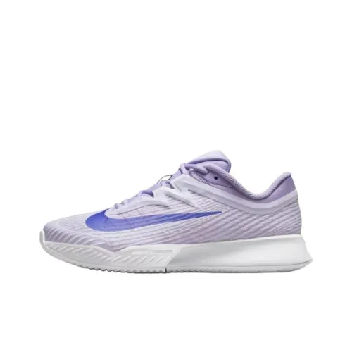 Nike Court Air Zoom Vapor Pro 3 Anti Slip Wear Resistant Low Top Tennis Shoes Women's Purple