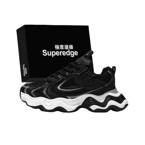 SUPEREDGE Cushioning, Slip Resistant, And Abrasion Resistant Low Top Chunky Sneakers Unisex