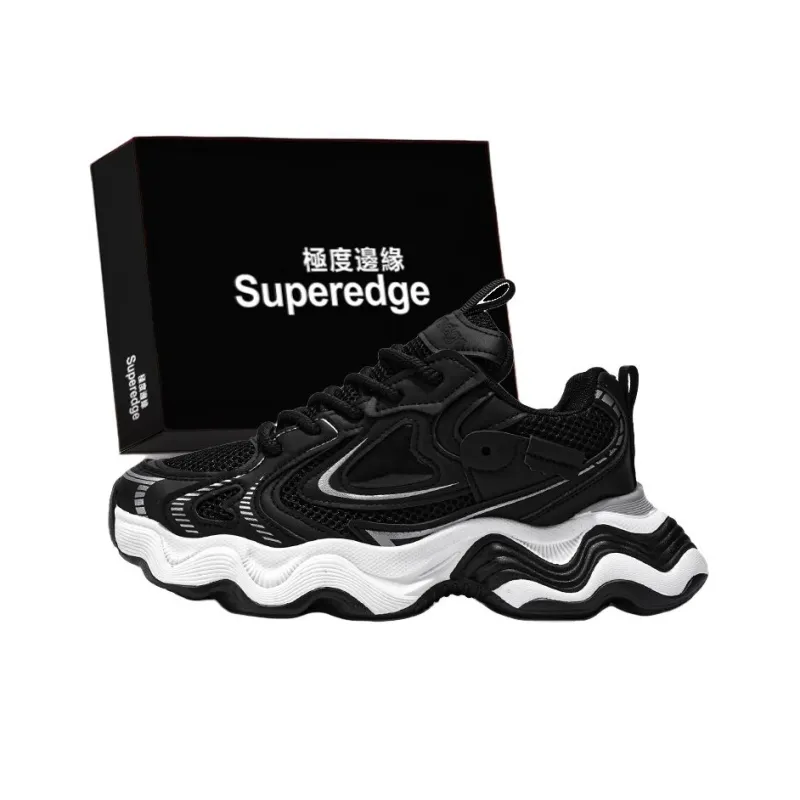 SUPEREDGE Cushioning, Slip Resistant, And Abrasion Resistant Low Top Chunky Sneakers Unisex-0