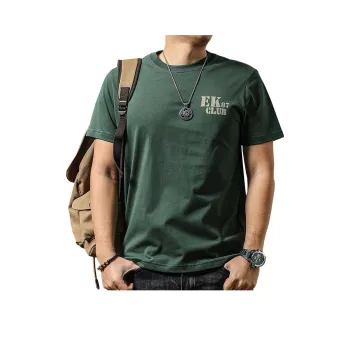 Seasonal Words T-Shirt Men's Gray Blue