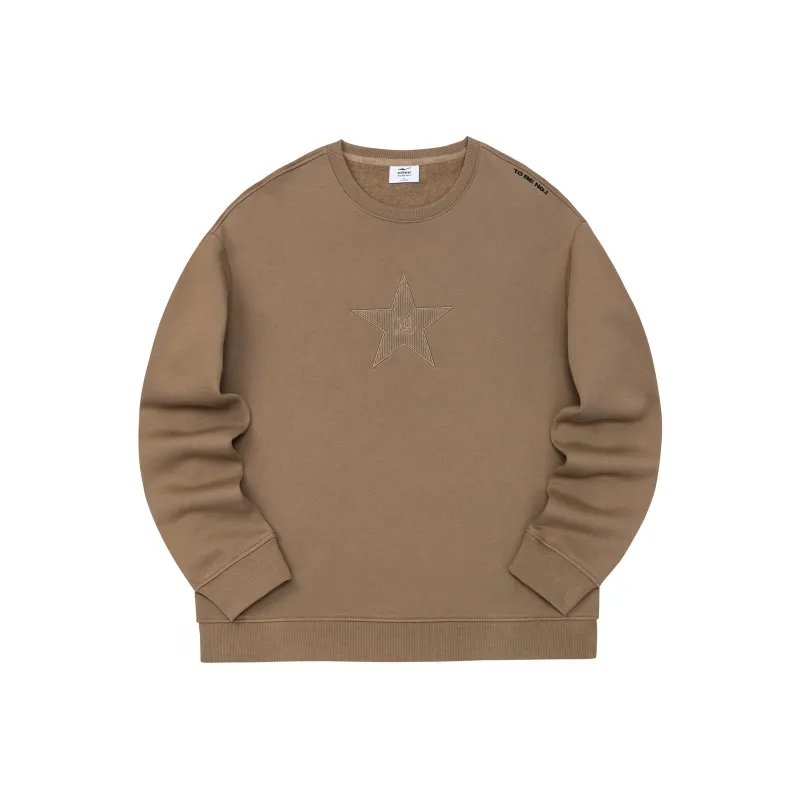 Erke Sweatshirts Men Latte Brown-0