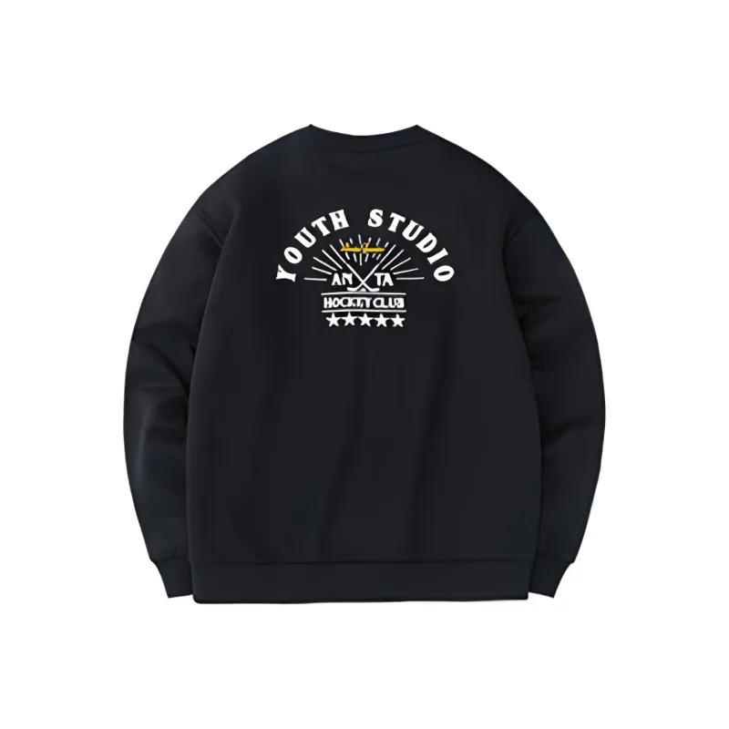 Anta Sweatshirt Unisex Basic Black-0