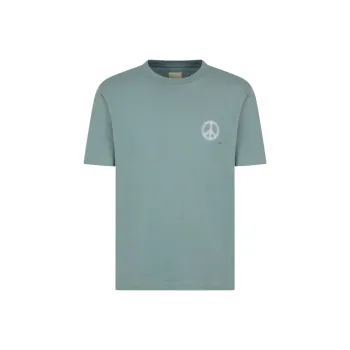 EMPORIO ARMANI Asv Jersey T shirt With Oversized Print From The Peace Capsule Collection