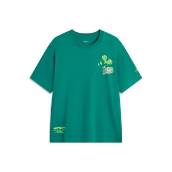 LiNing T Shirt Men's Dark Peacock Green