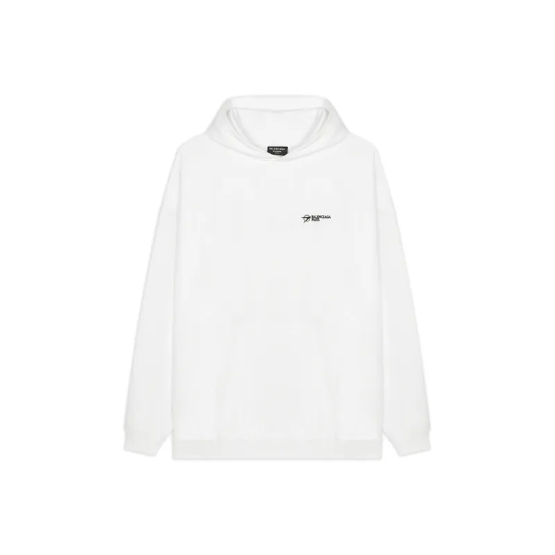 Balenciaga Sweatshirt Loose Fit Style Men's White-0