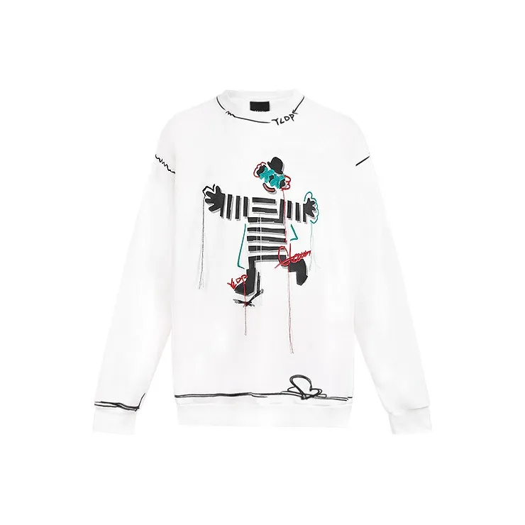 YLDP Sweatshirts Unisex White-0