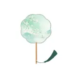 Spring's Twilight[Traditional Chinese Style Semi-Transparent Round Fan]